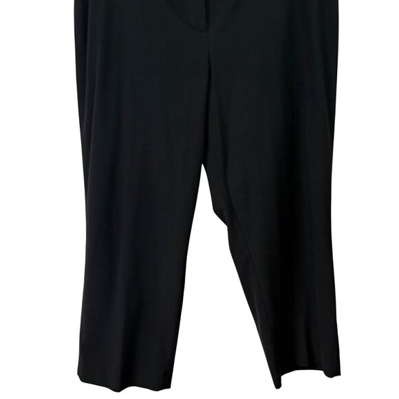 Talbots Women's Heritage Cropped Straight Leg Dress Pants Trouser Black Size 14 - Picture 6 of 11